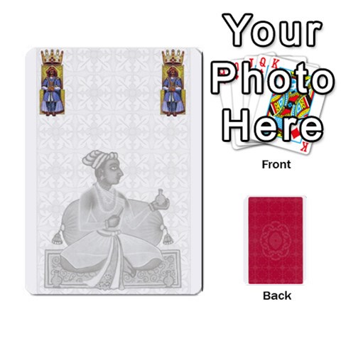 Taj Mahal Colour Blind Deck 2 By Graham Dean Front - Club8