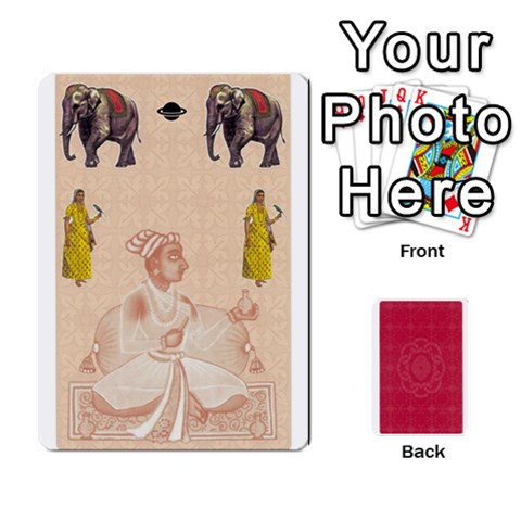Taj Mahal Colour Blind Deck 2 By Graham Dean Front - Spade8