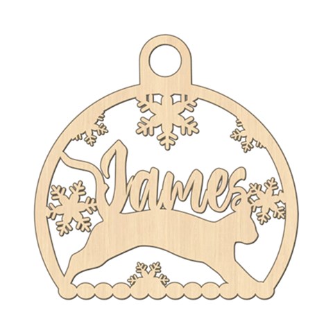Personalized Christmas Cat Walk By Wanni Front