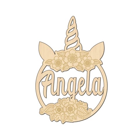Personalized Big Name Unicorn By Oneson Front