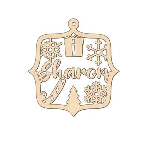 Personalized Xmas Decor With Gift/tree Square By Oneson Front