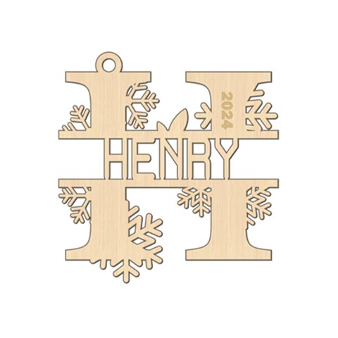 Personalized Letter H By Joe Front