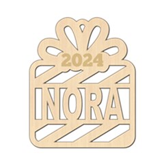 Personalized 2022 Gift Box - Wood Ornament