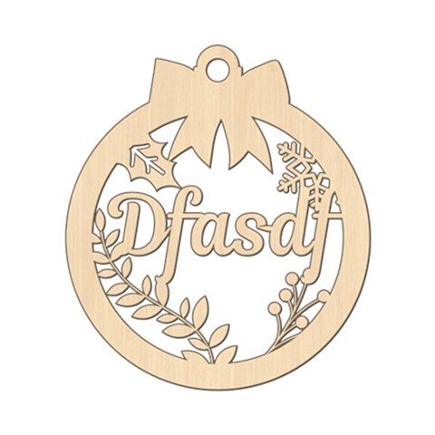 Wood Ornament 004 By Alex Front
