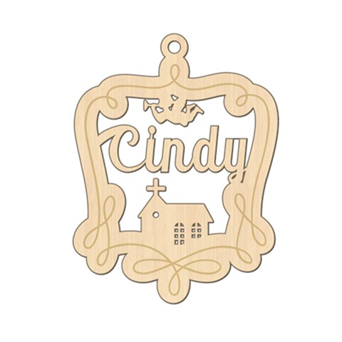 Personalized Name Angel Church By Oneson Front
