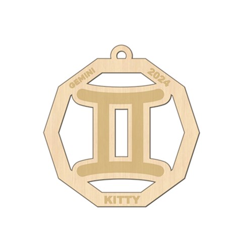 Personalized Zodiac Sign Gemini By Oneson Front