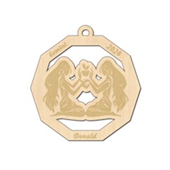 Personalized Zodiac Facts Gemini - Wood Ornament Personalized Zodiac Facts Gemini - Wood Ornament