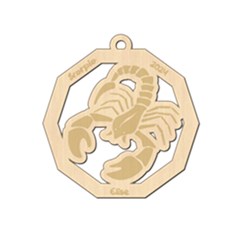 Personalized Zodiac Facts Scorpio - Wood Ornament