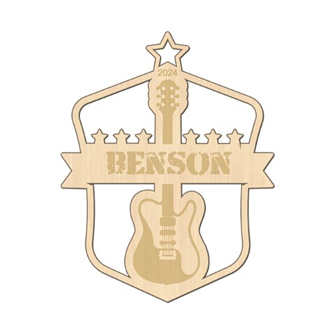 Personalized Musical Rock Bass Guitar By Wanni Front