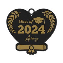 Personalized Graduation Class - Wood Ornament