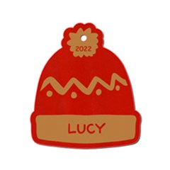 Personalized Christmas Name Hat 1 - Wood Ornament