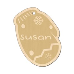 Personalized Christmas Name Glove 3 - Wood Ornament