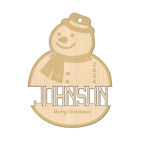 Personalized Christmas Name Snowman 1 By Joe Front