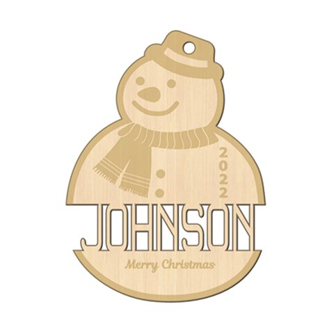 Personalized Christmas Name Snowman 1 By Joe Front