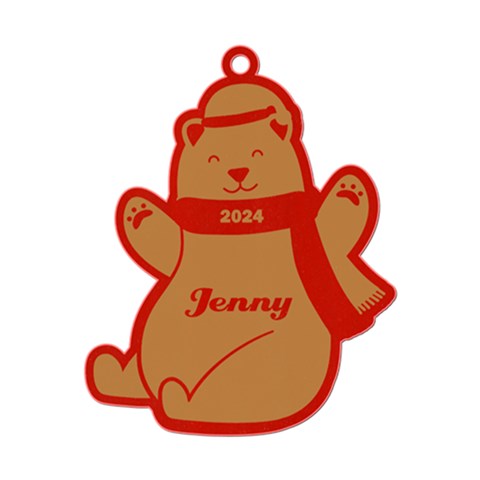 Personalized Christmas Name Solar Bear 2 By Joe Front