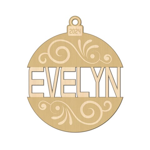Personalized Christmas Ball Name 1 By Joe Front