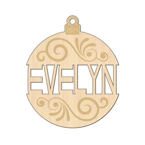 Personalized Christmas Ball Name 2 By Joe Front
