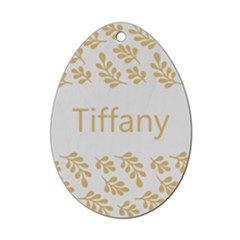 Personalized Easter Basket Tag Name 2 - Wood Ornament