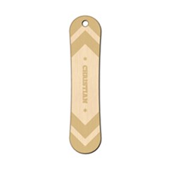 Personalized Christmas Snowboard Names 1 - Wood Ornament