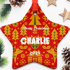 Xmas Winter Pattern Ornament