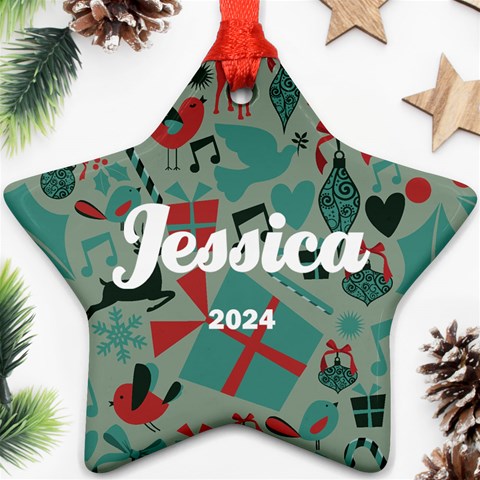 Personalized Christmas Star Name By Joe Front