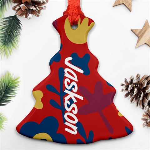 Xmas Tree Pattern Ornaments By Oneson Front