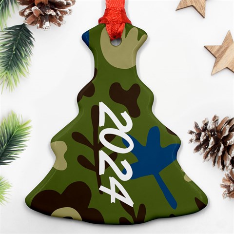Xmas Tree Pattern Ornaments By Oneson Back