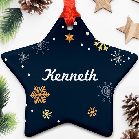 Personalized Christmas Star Name By Joe Back