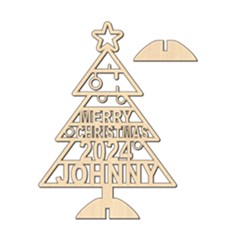 Personalized 3d Xmas Tree2 Ornament
