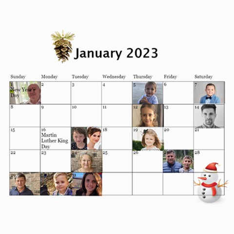 Calendar 2023 2 By Tania Jan 2023