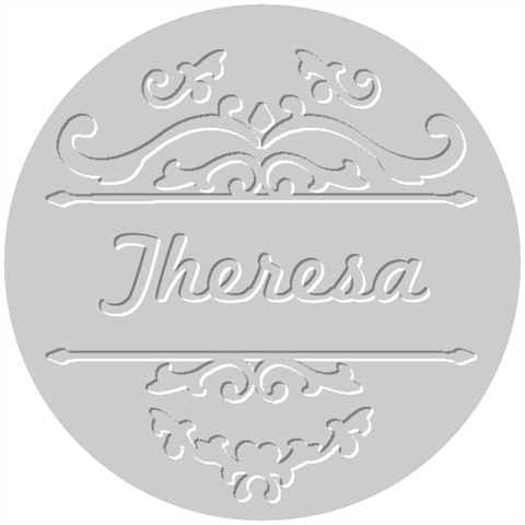 Personalized Name Embosser By Joe 1.5 x1.5  Stamp