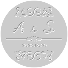 Personalized Initial Wedding Embosser