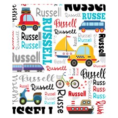 Personalized Baby Car Blanket - Two Sides Premium Plush Fleece Blanket (Small)