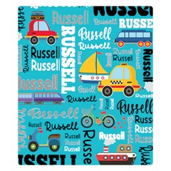 Personalized Baby Car Blanket - Two Sides Premium Plush Fleece Blanket (Small)