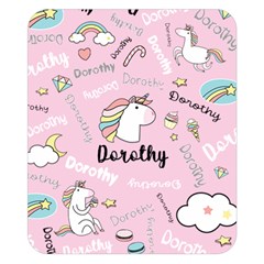 Personalized Baby Unicorn Blanket (5 styles) - Two Sides Premium Plush Fleece Blanket (Small)