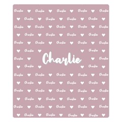 Personalized Name Kids Baby Gift - Two Sides Premium Plush Fleece Blanket (Small)