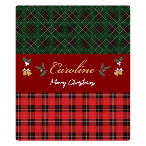 Personalized Christmas Blanket By Joe 50 x40  Blanket Front