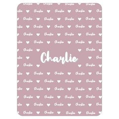 Personalized Name Kids Baby Gift - Two Sides Premium Plush Fleece Blanket (Extra Small)