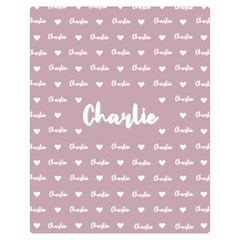 Personalized Name Kids Baby Gift - Two Sides Premium Plush Fleece Blanket (Medium)