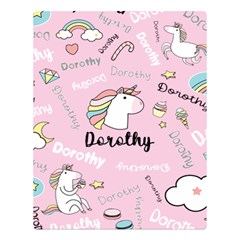 Personalized Baby Unicorn Blanket - Two Sides Premium Plush Fleece Blanket (Large)