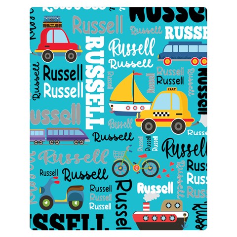Personalized Baby Car Blanket By Joe 60 x50  Blanket Front