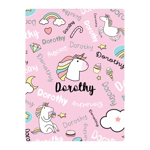 Personalized Baby Unicorn Blanket By Joe 35 x27  Blanket Front