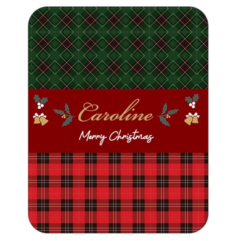 Personalized Christmas Blanket By Joe 60 x50  Blanket Front