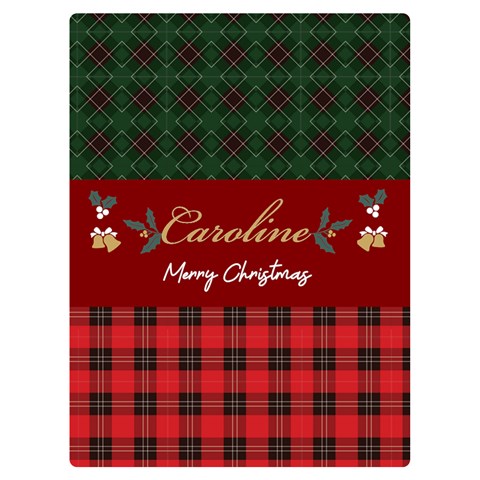 Personalized Christmas Blanket By Joe 40 x30  Blanket Front