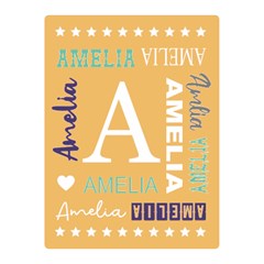 Personalized Name - Two Sides Premium Plush Fleece Blanket (Mini) Personalized Name - Two Sides Premium Plush Fleece Blanket (Mini)
