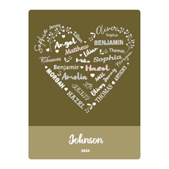 Personalized Family Name Love Heart