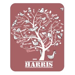 Personalized Family Tree Name Love By Wini 80 x60  Blanket Front