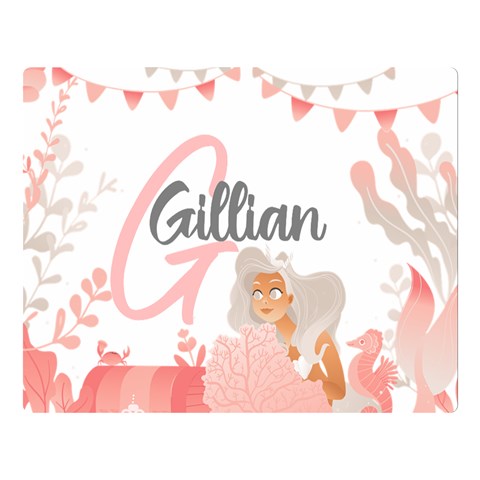 Personalized Mermaid Party Cute Child By Wanni 80 x60  Blanket Front