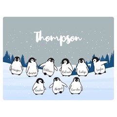 Personalized Name Penguin Family