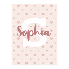 Personalized Name Monogram Heart Love Pink